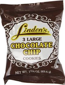 COOKIE: LINDEN'S CHOCOLATE CHIP 3-PACK 18/1.75 OZ
