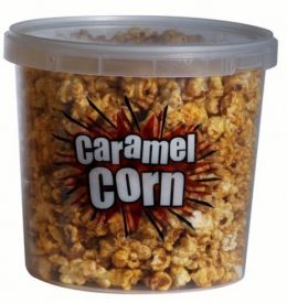 Caramel Corn Containers W/ Lids Large 175ct