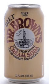 Dr. Browns Diet Cream Soda 12 oz  24/case