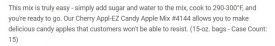 Apple EZ  Candy Apple Mix Cherry 15/1 pound bags
