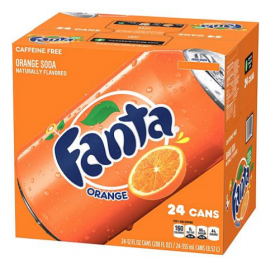Fanta Orange  12 oz Can  24ct