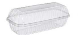 TAKE OUT CLEAR CONTAINER -HOAGIE 200/CASE