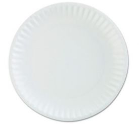 9" Coated Plate White 500ct