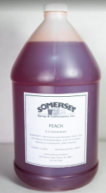 Peach Syrup 4/Gallon Somerset