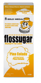 Flossugar:Pina Colada Yellow 6ct