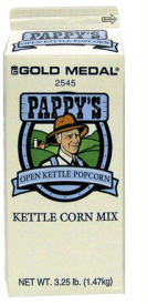 Kettle Corn Mix Pappy 6/3.25ctn