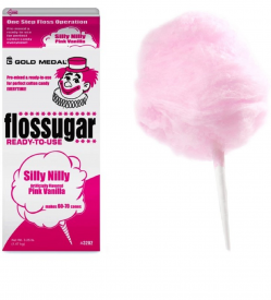 Flossugar: Silly Nilly Pink Vanilla 6/3.75 pound case