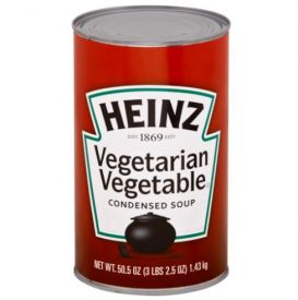 Vegetarian Vegetable Soup 12/51.25 oz Cans Heinz