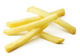 5 lb. 3/8 Straight Cut French Fries - 6/Case